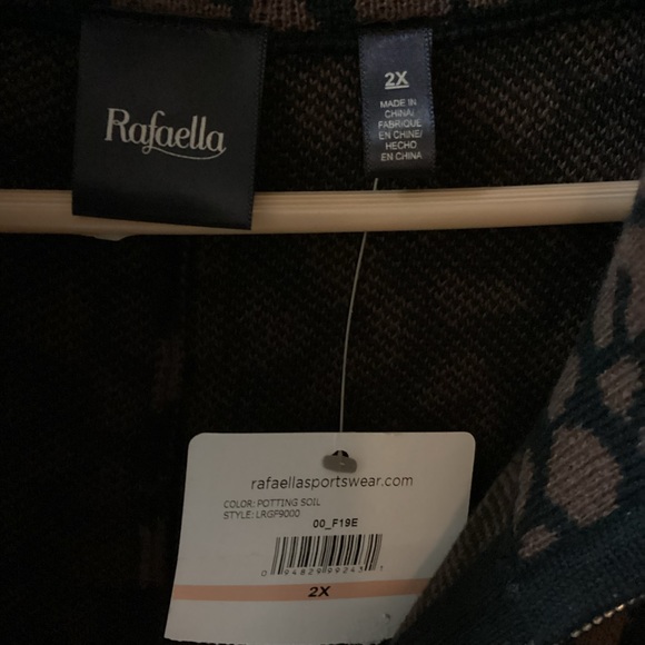 Women’s Zippered Rafaella Cape-Size 2X-New w tags - Picture 4 of 5